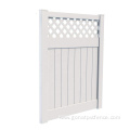 PVC Lattice privacy fence